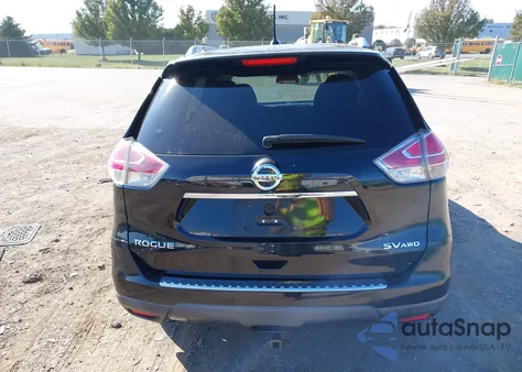 2016 Nissan Rogue Sv from USA, damaged, VIN KNMAT2MV7GP638809